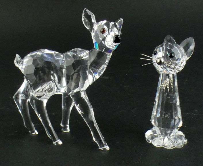 4 SWAROVSKI CRYSTAL ANIMALS