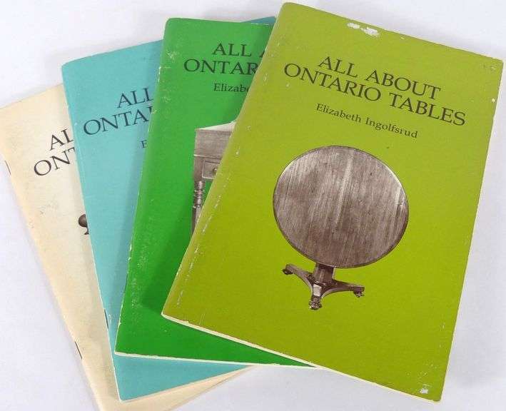 FOUR ELIZABETH INGOLFSRUD VOLUMES: ALL ABOUT ONTARIO ANTIQUES