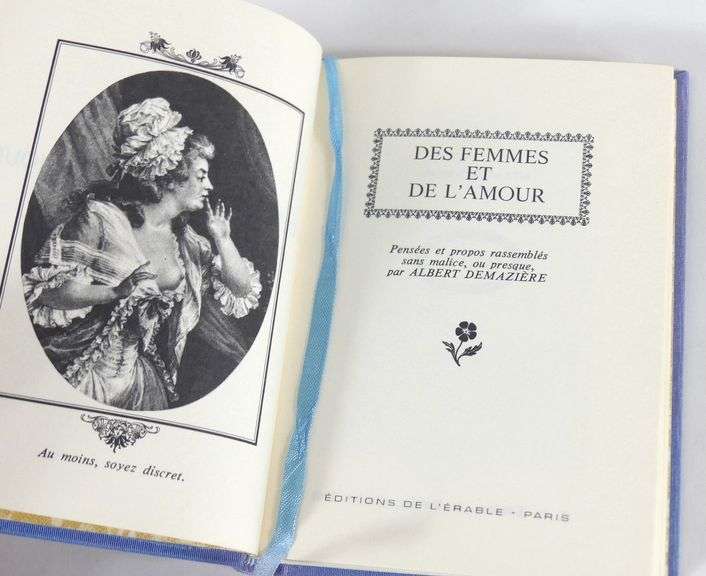 FOUR MINIATURE FRENCH BOOKLETS