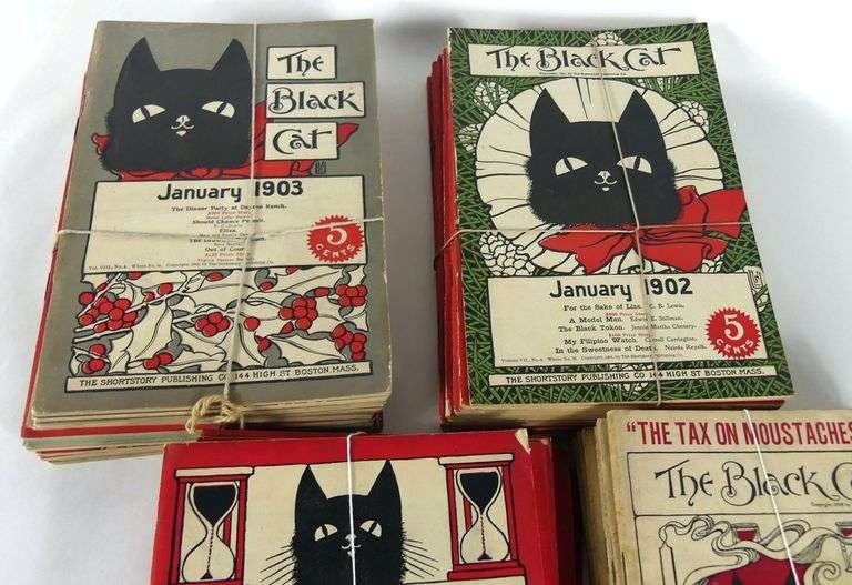 THE BLACK CAT MONTHLY MAGAZINE COLLECTION, 19TH/EARLY 20TH CENTURY