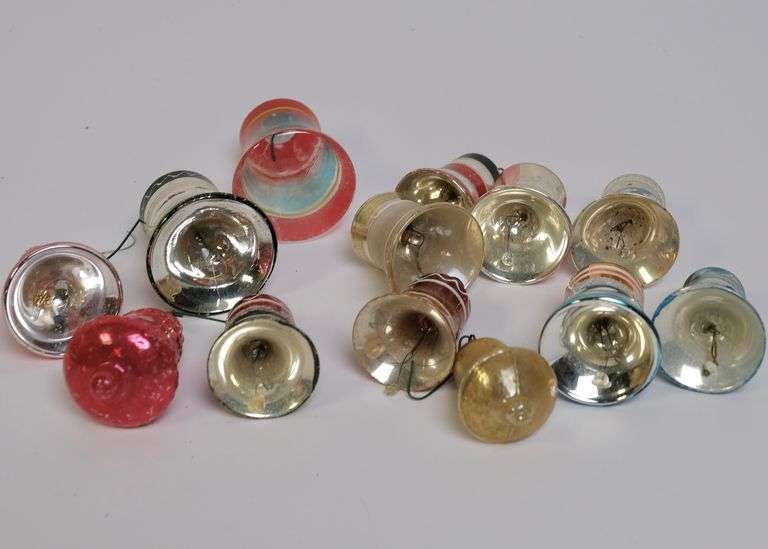 GLASS BELL ORNAMENTS