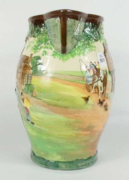 VERY RARE LARGE DOULTON PITCHER