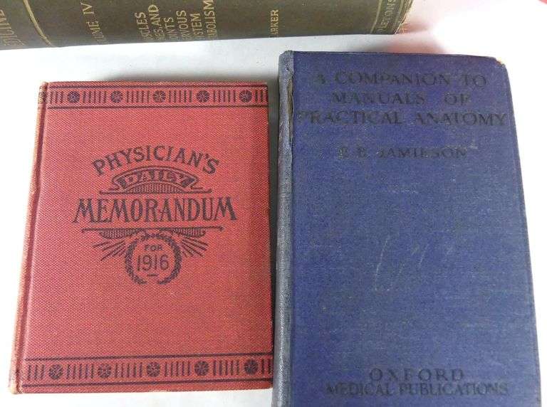 VINTAGE & ANTIQUE MEDICAL VOLUMES
