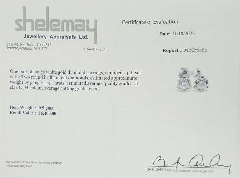 DIAMOND STUD EARRINGS