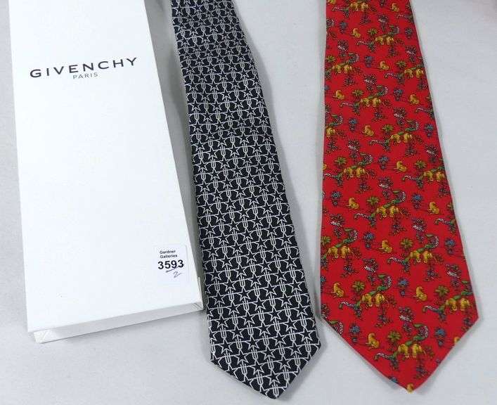 TWO DESIGNER TIES