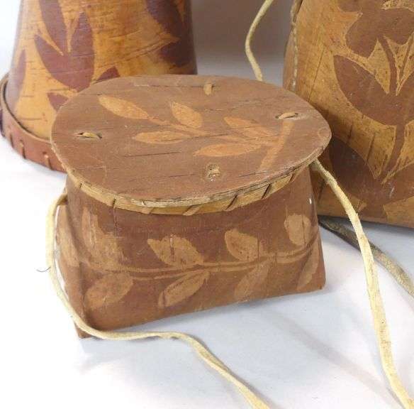 BIRCHBARK BASKETS & MOOSE CALLER
