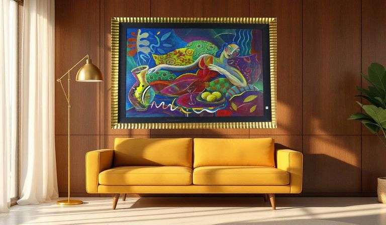 LARGE-SCALE OIL BY IAN LEVENTHAL