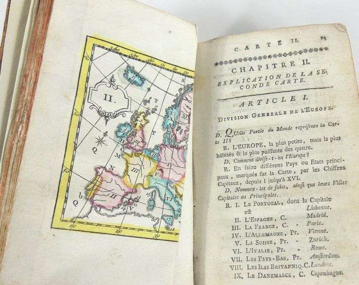 RARE FRENCH ATLAS FROM 1780