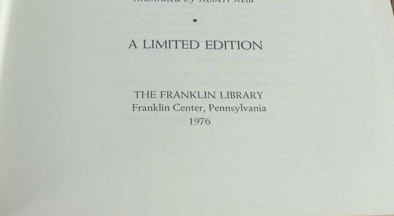 NINE FRANKLIN MINT LEATHER BOUND VOLUMES