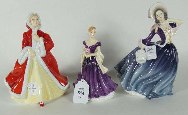 3 ROYAL DOULTON FIGURINES