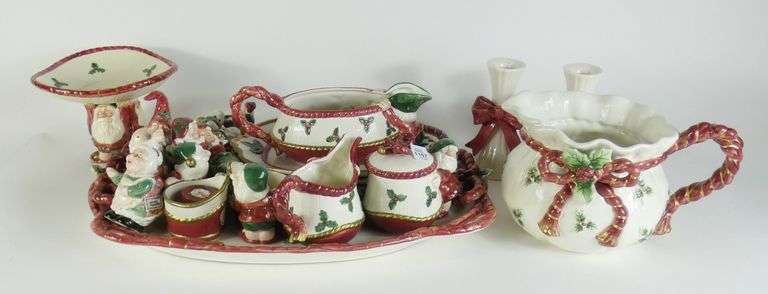 FITZ & FLOYD FESTIVE DISHES