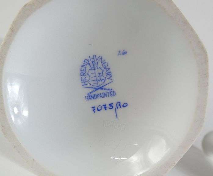 2 HEREND PORCELAIN VASES