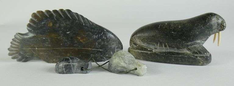 INUIT SOAPSTONE CARVINGS
