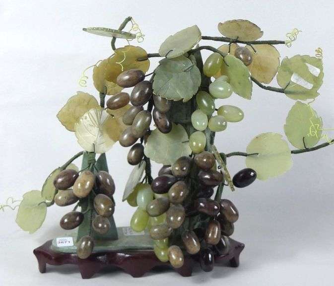 CHINESE HARDSTONE TREE