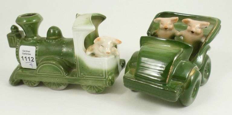 4 ANTIQUE PIG FAIRINGS