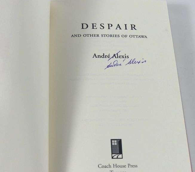 JANE URQUHART & ANDRE ALEXIS SIGNED BOOKS