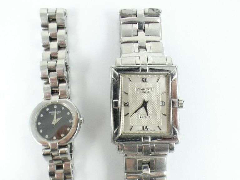 2 RAYMOND WEIL WRISTWATCHES