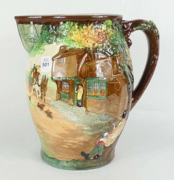 VERY RARE LARGE DOULTON PITCHER