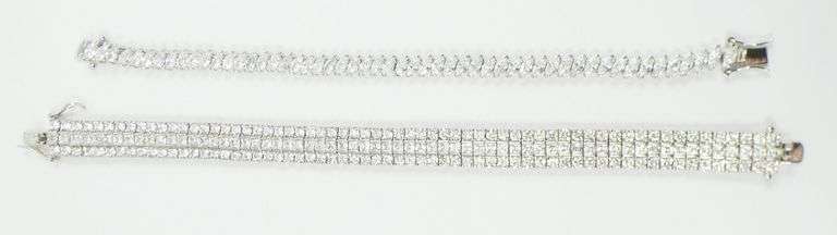 2 STERLING SILVER BRACELETS