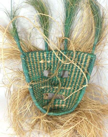 WOVEN & STRAW MASK