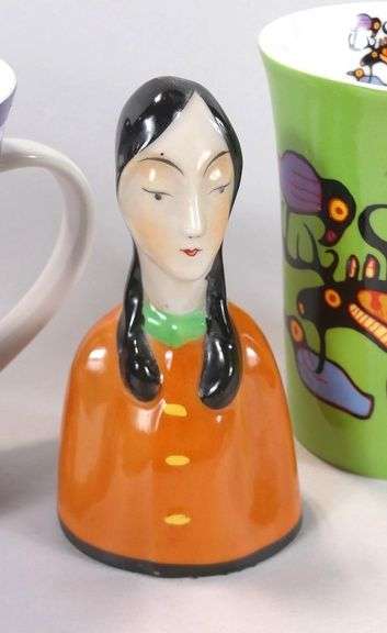 NORVAL MORRISSEAU MUGS & VINTAGE BELL