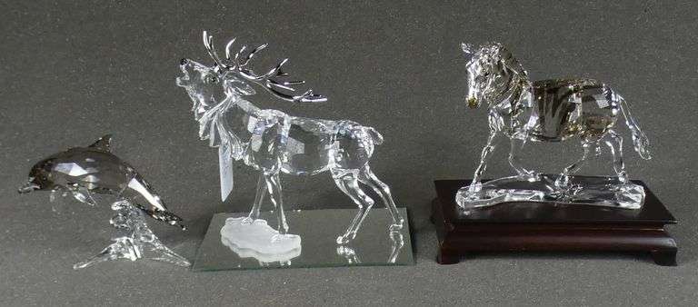 3 SWAROVSKI FIGURINES
