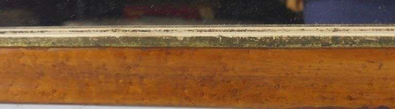 TWO ANTIQUE WALL MIRRORS