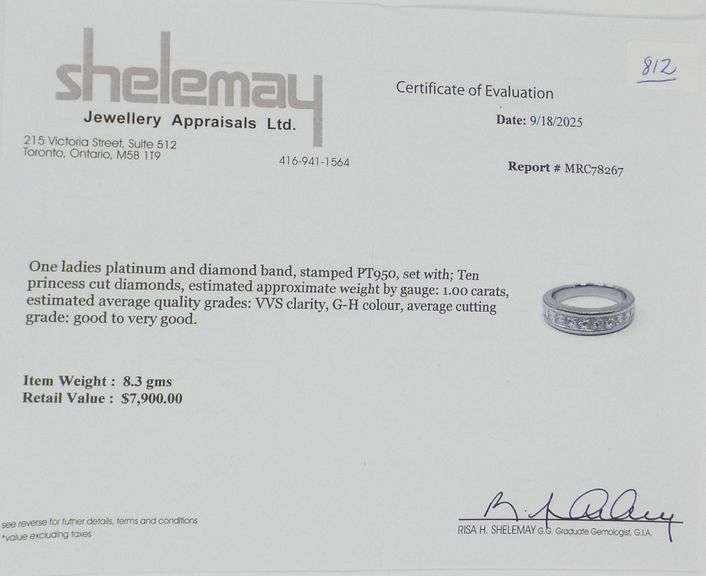 PLATINUM DIAMOND BAND