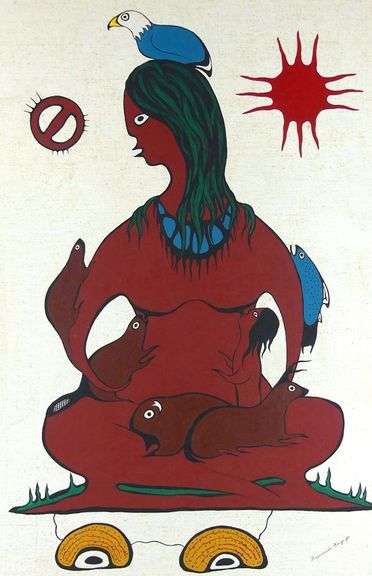 FRANCIS KAGIGE ACRYLIC PAINTING