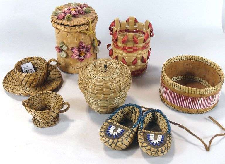 WOVEN BASKETS, ETC.