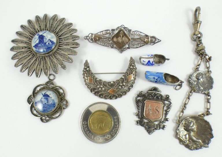 ANTIQUE & VINTAGE SILVER JEWELLERY
