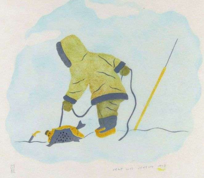 HENRY NAPARTUK STENCIL PRINT