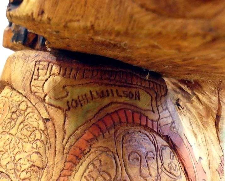 UNIQUE WOOD CARVING BY JOHN WILSON