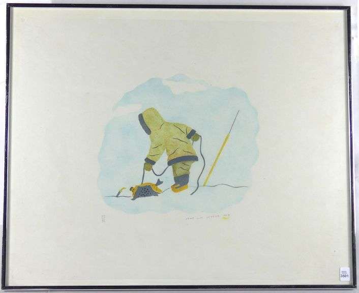 HENRY NAPARTUK STENCIL PRINT