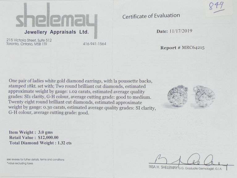 DIAMOND "HALO" EARRINGS