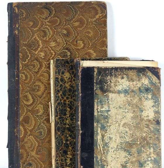 THREE ANTIQUE VOLUMES