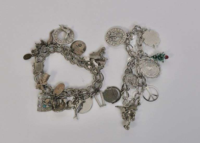 STERLING CHARM BRACELETS