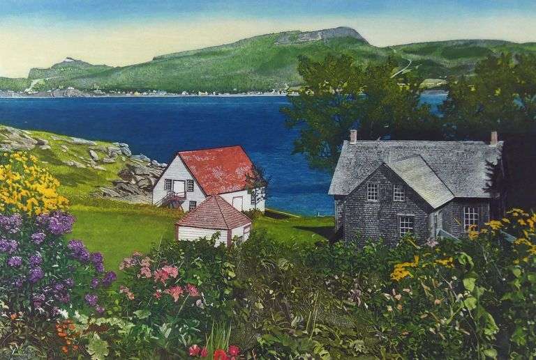 CANADIAN SCHOOL ETCHING