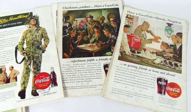 VINTAGE COCA-COLA ADS CIRCA 1940-1960