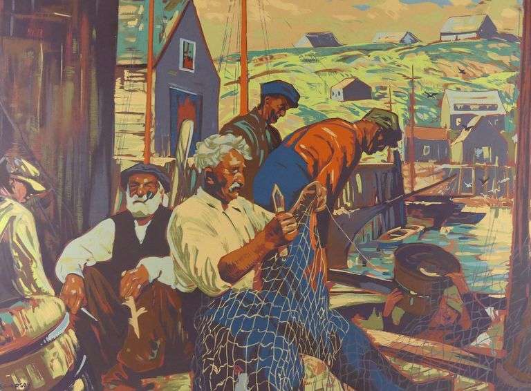 JOSEPH ERNEST SAMPSON SILKSCREEN