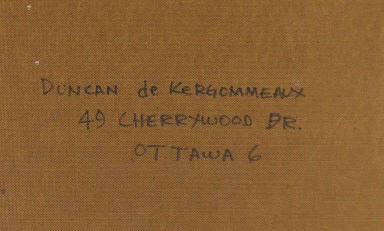 DUNCAN DE KERGOMMEAUX