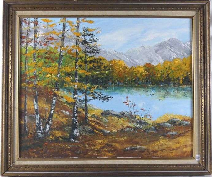 JANE BARLOW OIL ON CANVAS