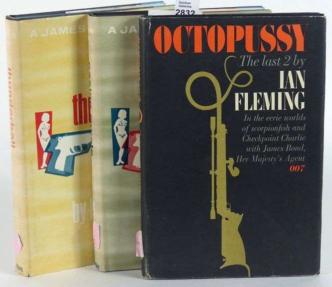 THREE JAMES BOND VOLUMES