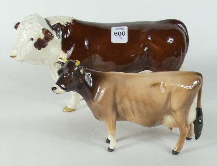 2 BESWICK ANIMAL FIGURINES
