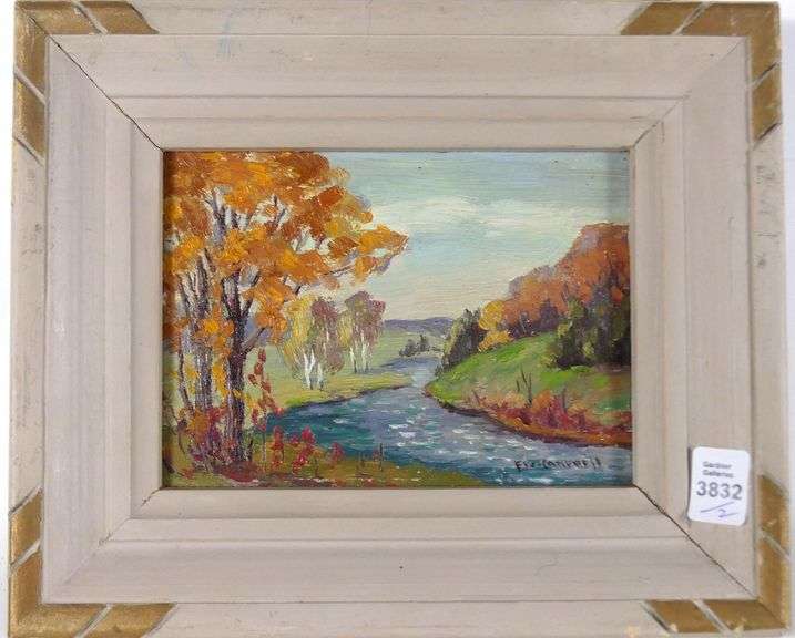 PAIR FLO CAMPBELL OILS