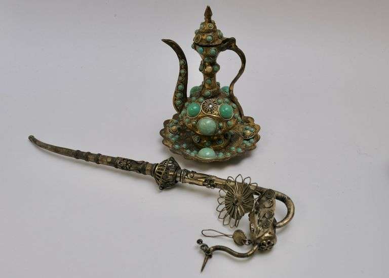 SILVER PLATE, PIPE, ETC.