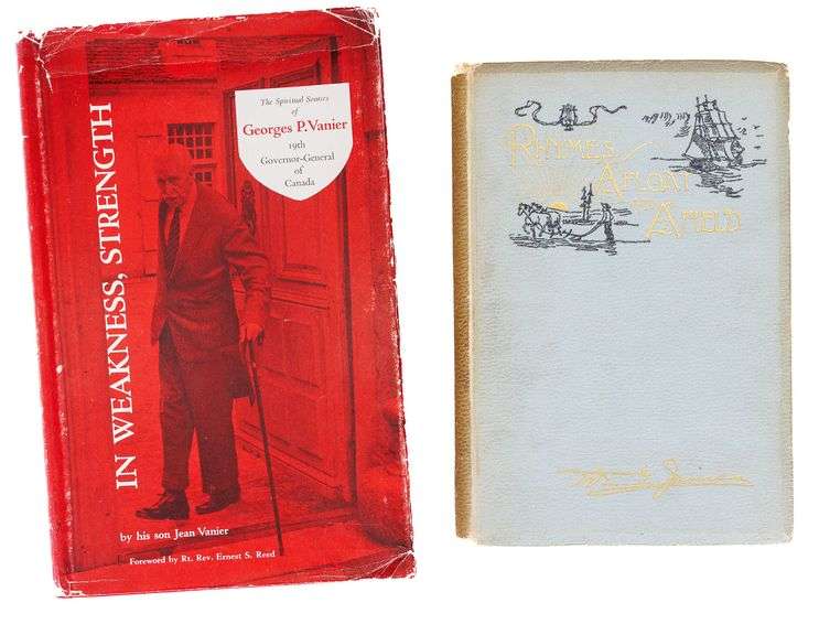 TWO SIGNED VOLUMES BY CANADIAN AUTHORS