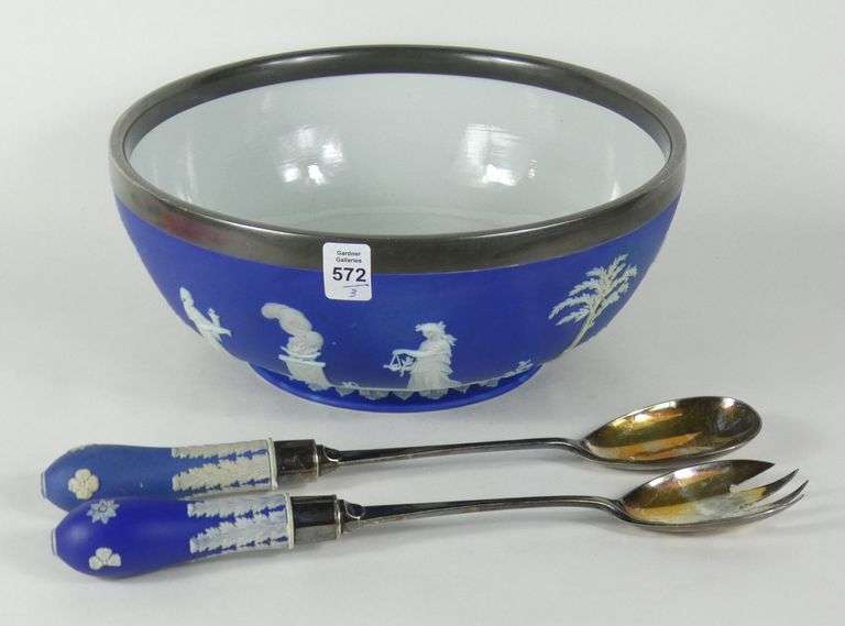 ANTIQUE WEDGWOOD SALAD SET