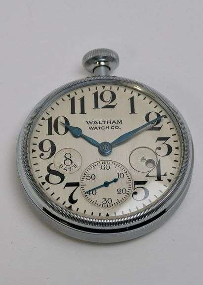 WALTHAM AUTOMOBILE CLOCK