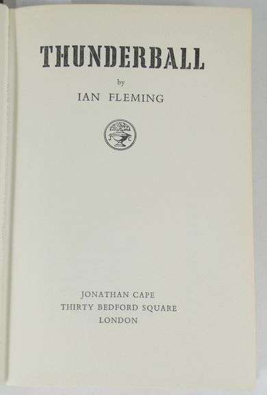 IAN FLEMING'S "THUNDERBALL"